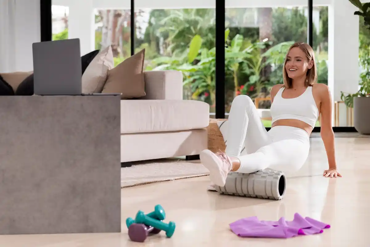 Czech stylish home workout real life